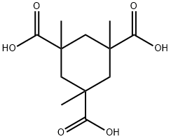 1,3,5-Trimethylcyclohexane-1,3,5-tricarboxylic acid Structure