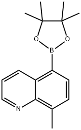 8-Methylquinoline-5-boronic Acid Pinacol Ester Structure