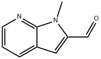 1-Methyl-1H-pyrrolo[2,3-b]pyridine-2-carbaldehyde Structure