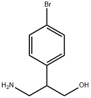 3-amino-2-(4-bromophenyl)propan-1-ol 구조식 이미지