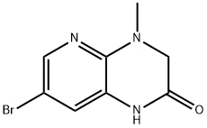7-Bromo-4-methyl-3,4-dihydropyrido[2,3-b]pyrazin-2(1H)-one 구조식 이미지