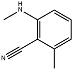 2-Methyl-6-methylamino-benzonitrile 구조식 이미지