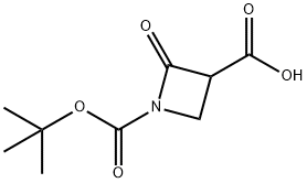 1-Boc-2-oxo-azetidine-3-carboxylic acid Structure