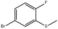 5-Bromo-2-fluorothioanisole 구조식 이미지