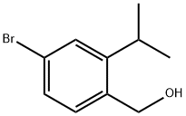 4-bromo-2-(1-methylethyl)benzenemethanol Structure