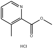 Methyl 3-Methylpyridine-2-Carboxylate Hydrochloride 구조식 이미지