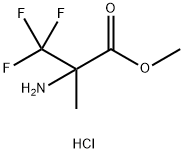 Methyl 2-amino-3,3,3-trifluoro-2-methyl-propionate hydrochloride 구조식 이미지