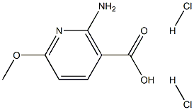 2-Amino-6-methoxy-nicotinic acid dihydrochloride 구조식 이미지