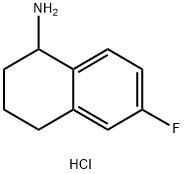 6-Fluoro-1,2,3,4-tetrahydro-naphthalen-1-ylamine hydrochloride 구조식 이미지