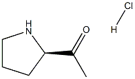 (R)-2-Acetyl-pyrrolidine hydrochloride 구조식 이미지