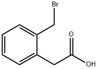 Benzeneacetic acid, 2-(bromomethyl)-
 구조식 이미지