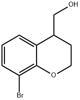 (8-bromochroman-4-yl)methanol 구조식 이미지
