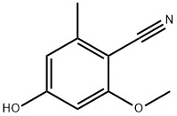 4-hydroxy-2-methoxy-6-methylbenzonitrile Structure