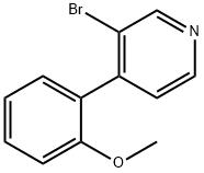 3-bromo-4-(2-methoxyphenyl)pyridine Structure