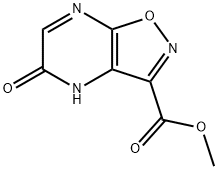 METHYL 5-HYDROXYISOXAZOLO[4,5-B]PYRAZINE-3-CARBOXYLATE 구조식 이미지