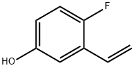 4-Fluoro-2-vinylphenol 구조식 이미지