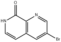 1,7-Naphthyridin-8(7H)-one, 3-bromo- Structure