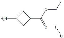 Ethyl 3-aminocyclobutanecarboxylate HCl 구조식 이미지
