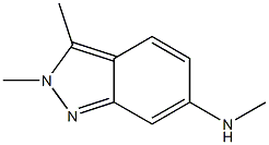 2H-Indazol-6-amine, N,2,3-trimethyl- Structure
