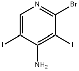 2-Bromo-3,5-diiodopyridin-4-amine Structure