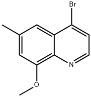4-bromo-8-methoxy-6-methylquinoline Structure