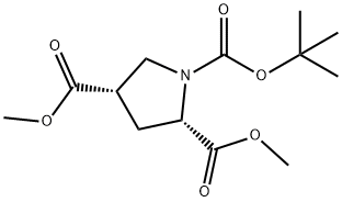 (2S,4S)-1-(tert-butoxycarbonyl)-4-(MethoxyMethyl)pyrrolidine-2-carboxylic acid Structure