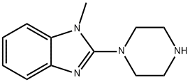 1-methyl-2-(piperazin-1-yl)-1H-benzo[d]imidazole Structure