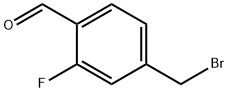 4-(Bromomethyl)-2-fluorobenzaldehyde Structure