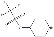 Trifluoro-methanesulfonic acid piperidin-4-yl ester Structure