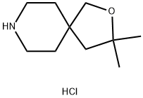3,3-Dimethyl-2-oxa-8-aza-spiro[4.5]decane hydrochloride Structure