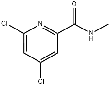 4,6-Dichloro-N-methyl-2-pyridinecarboxamide 구조식 이미지