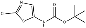 tert-Butyl (2-chlorothiazol-5-yl)carbamate Structure