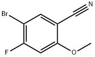 5-Bromo-4-fluoro-2-methoxy-benzonitrile Structure