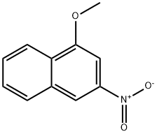 1-Methoxy-3-nitronaphthalene 구조식 이미지