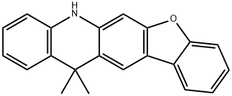벤조푸로[3,2-b]아크리딘,7,12-디하이드로-12,12-디메틸- 구조식 이미지