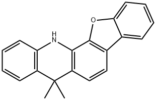 5,5-디메틸-5,13-디히드로벤조푸로[3,2-c]아크리딘 구조식 이미지