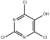 2,4,6-trichloro-5-hydroxy-pyrimidine 구조식 이미지