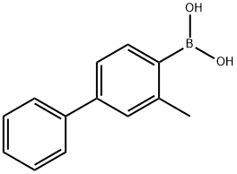 2-Methylbiphenyl-4-ylboronic acid Structure