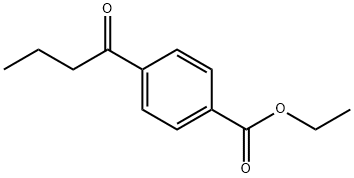 ethyl 4-butyrylbenzoate Structure