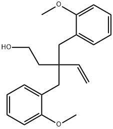 3,3-Bis(2-methoxybenzyl)pent-4-en-1-ol 구조식 이미지