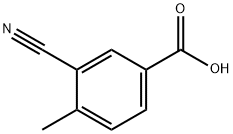 3-cyano-4-methylbenzoic acid 구조식 이미지