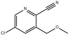 5-chloro-3-(methoxymethyl)-2-Pyridinecarbonitrile 구조식 이미지