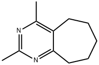 5H-Cycloheptapyrimidine, 6,7,8,9-tetrahydro-2,4-dimethyl- 구조식 이미지