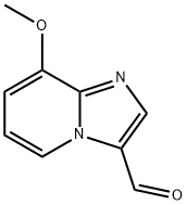 8-Methoxy-imidazo[1,2-a]pyridine-3-carbaldehyde 구조식 이미지