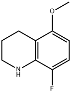 8-FLUORO-5-METHOXY-1,2,3,4-TETRAHYDROQUINOLINE Structure