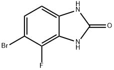 5-Bromo-4-fluoro-1,3-dihydro-benzoimidazol-2-one Structure