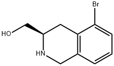 (R)-(5-bromo-1,2,3,4-tetrahydroisoquinolin-3-yl)methanol Structure