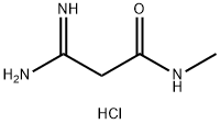 3-Amino-3-imino-N-methylpropanamide hydrochloride Structure