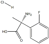 (R)-2-Amino-2-(2-fluorophenyl)propanoic acid hydrochloride Structure