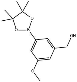 3-methoxy-5-(4,4,5,5-tetramethyl-1,3,2-dioxaborolan-2-yl)benzenemethanol Structure